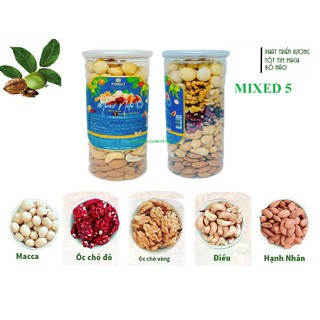Mixed 5 loại hạt tách vỏ nk mỹ/ úc