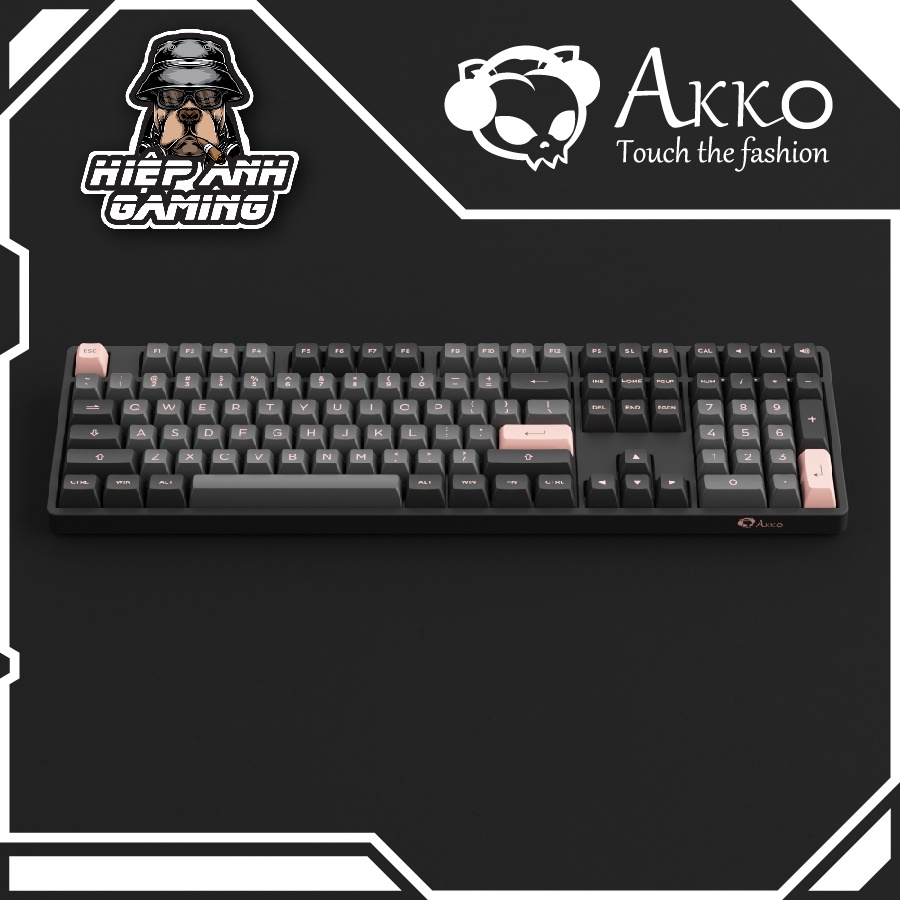 Bàn phím cơ AKKO 5108S Black Pink | Hàng chính hãng bảo hành 12 thangs