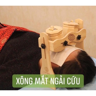 Sét Bộ Dụng Cụ Xông Cứu Mắt Cao Cấp( dụng cụ xông+108viên ngải cứu+ khăn che mắt+ thảo dược đắp mắt)