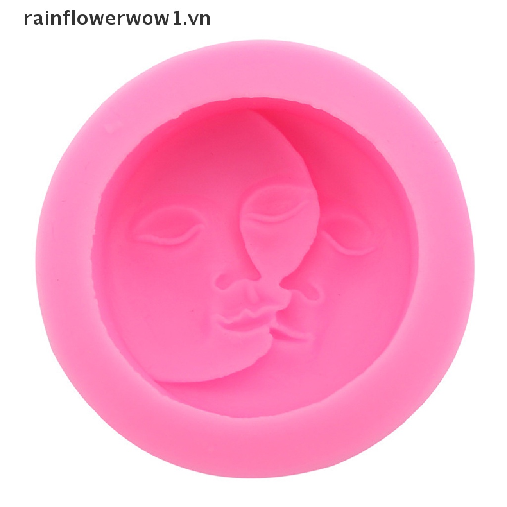 Khuôn Silicone Làm Nến / Xà Phòng / Mặt Trăng / Thủ Công