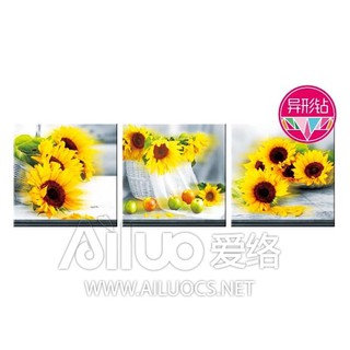 Tranh đính đá bộ hoa hướng dương 72010