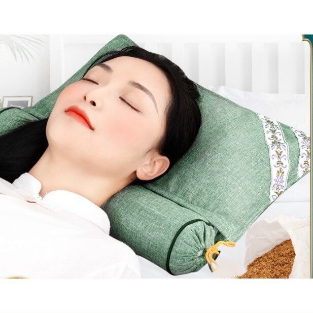 Gối thảo dược ngải cứu, gối ngải cứu phục dược bản cắm điện( hàng đẹp)