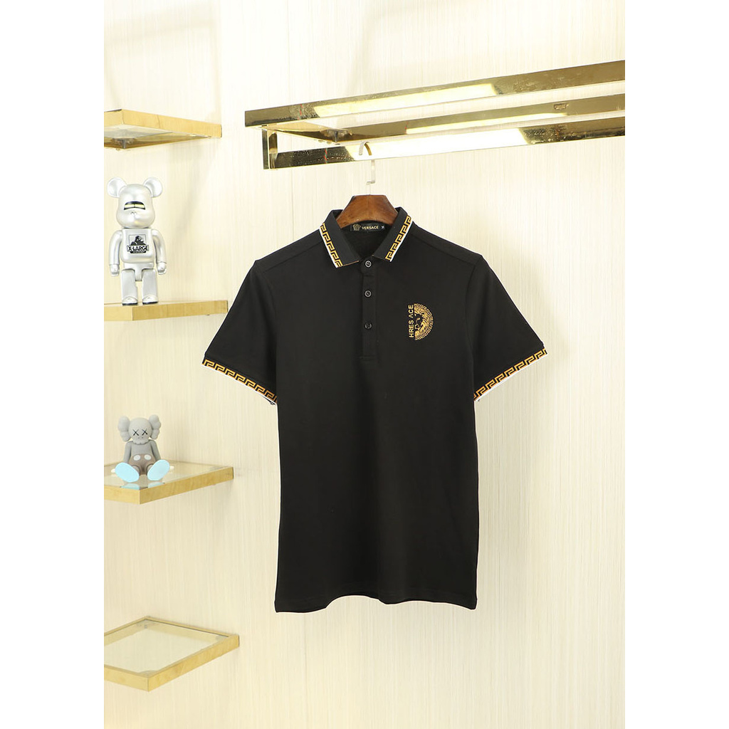 VERSACE Áo Thun Polo Ngắn Tay Phiên Bản 2021 Phiên Bản M-3Xl 003470