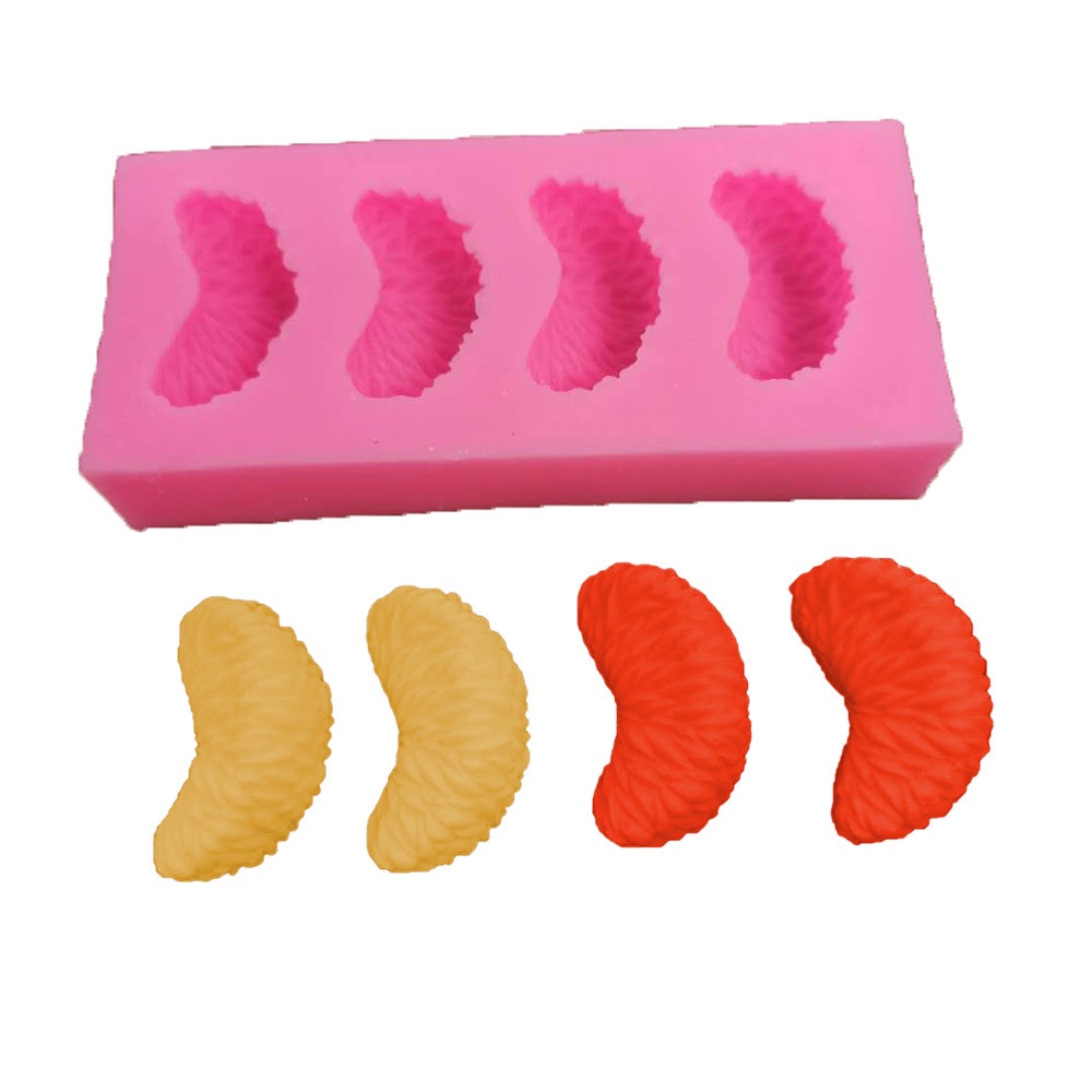 Khuôn silicone tạo hình làm nến/kẹo đường hình quả dâu tây