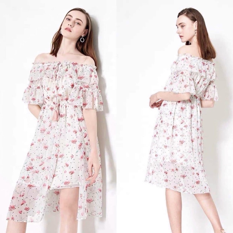 SALE ĐẦM HOA VERO BẸT VAI DƯ XỊN