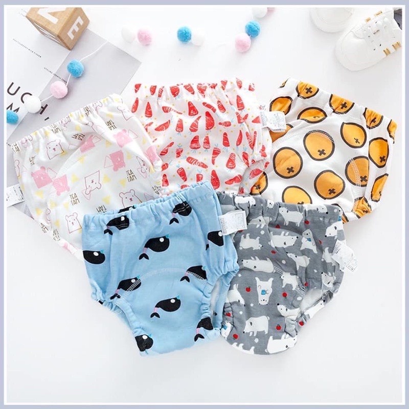 Quần bỏ bỉm cho bé có 6 lớp thấm hút tuyệt đối size 80-90-100