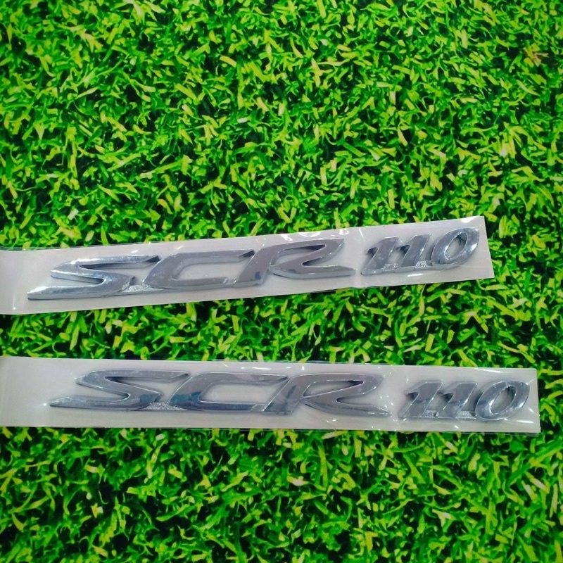 Tem chữ nổi xe SCR 110