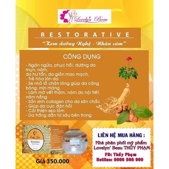 Kem Nano Sâm lovelyn beau
