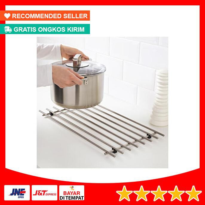 Đế Lót Nồi Cách Nhiệt Bằng Thép Không Gỉ Kích Thước 50x28 X 2 | BigBuy360 - bigbuy360.vn