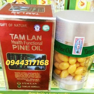 Tinh dầu Thông Đỏ Tâm Lan - hộp 100 viên (Hàn quốc)