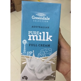 Sữa tươi nguyên kem greendale úc - 1l/ hộp