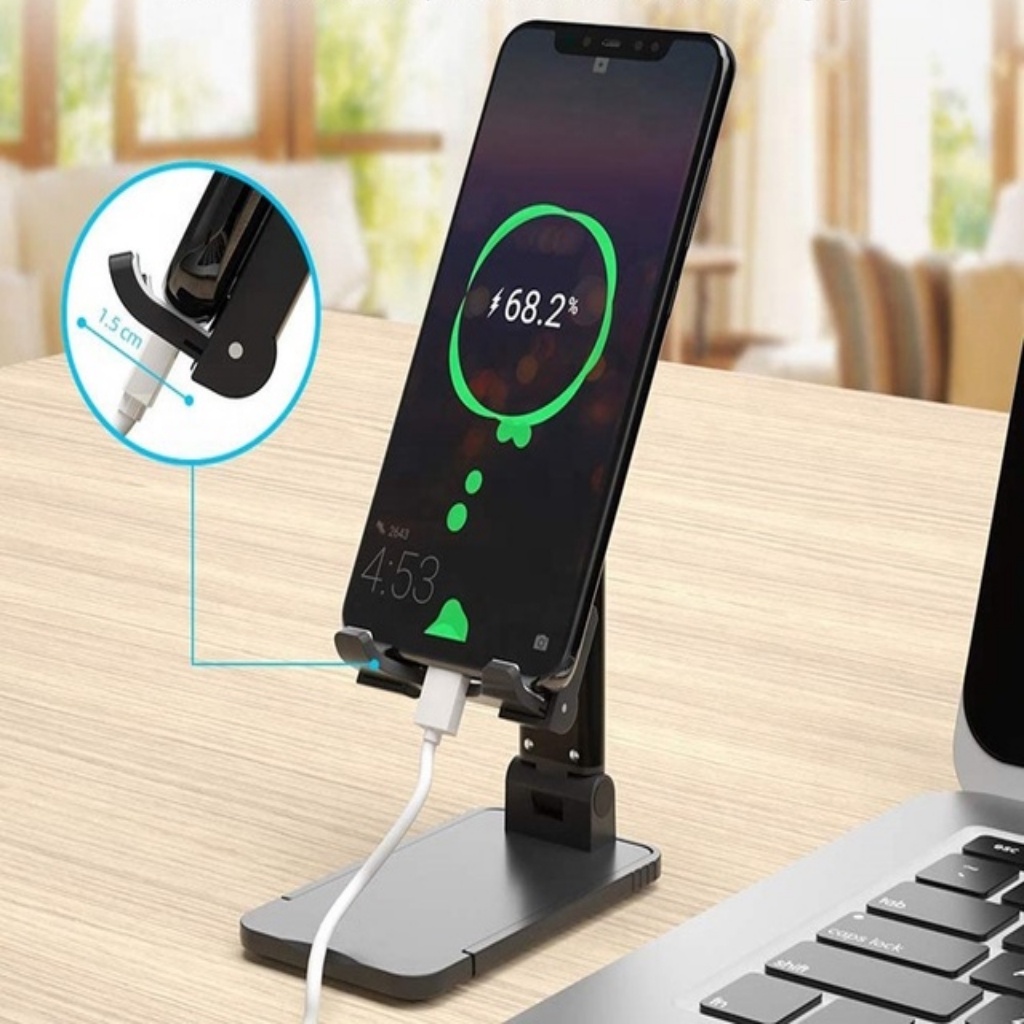 Giá Đỡ Điện Thoại Ipad K W K3 Chất Kiệu Nhựa Cứng Cáp Gấp Gọn Tiện Lợi
