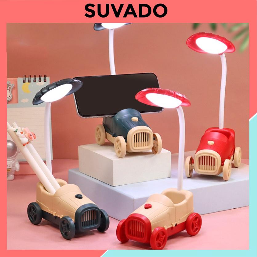 Đèn Bàn led siêu sáng học bài đọc sách sạc pin tích điện dễ thương  YW SUVADO