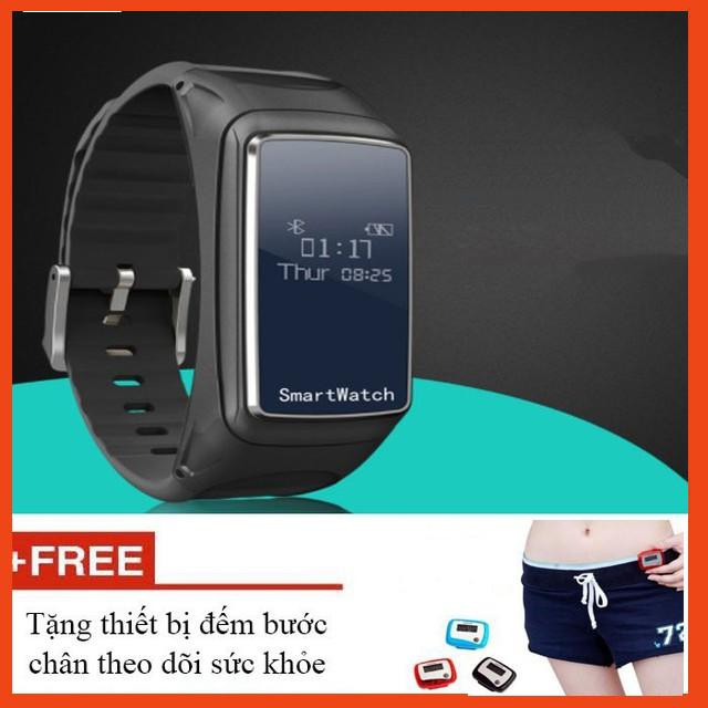 Đồng hồ và tai nghe thông minh theo dõi sức khỏe có kèm máy đếm bước chân 2019 - Giá siêu hấp dẫn