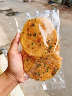 (Combo 5 bịch) Cơm cháy mắm hành loại 100gr/bịch