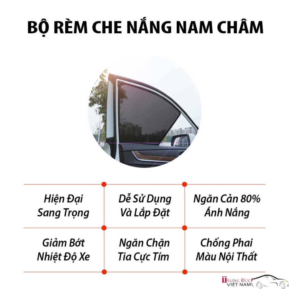 Rèm Che Nắng Nam Châm Xe SANTAFE 2019-2020 Hàng Cao Cấp Loại 1 -FREE SHIP