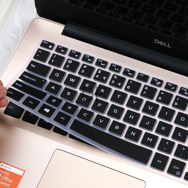 Miếng Dán Bàn Phím Silicon Mềm Siêu Mỏng Cho Dell Vostro 5000 5370 Inspiron 7380 7373 13.3 Inch