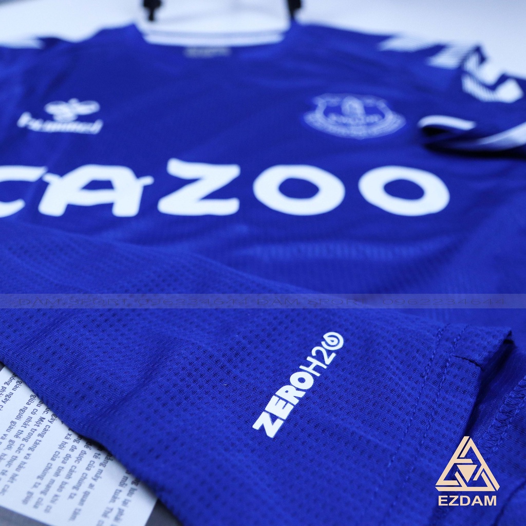 Áo Bóng Đá Everton Xanh Dương Ngắn Tay Sân Nhà 20/21 - Áo Đá Banh Hàng Thái Đẹp