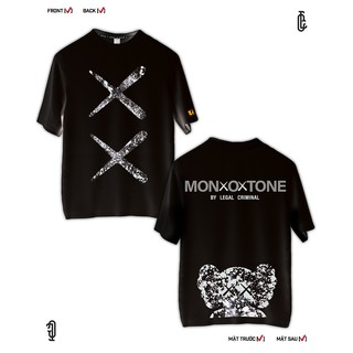 Áo Thun Kaws Monotone V5 Ink Drop form regular và oversize by Legal Criminal