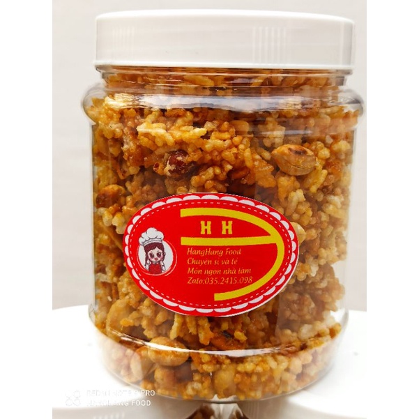 CƠM KHÔ NGÀO ĐƯỜNG, ĐẬU PHỘNG Combo 2 hộp 600g