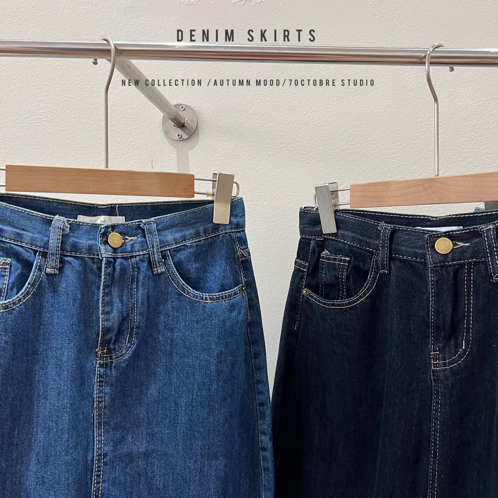 Chân váy jean D317