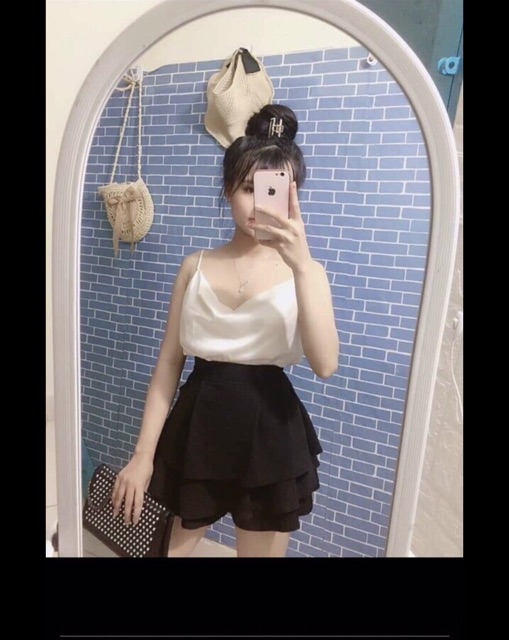 Váy 3 tầng xếp ly hình chụp thật kèm video | BigBuy360 - bigbuy360.vn