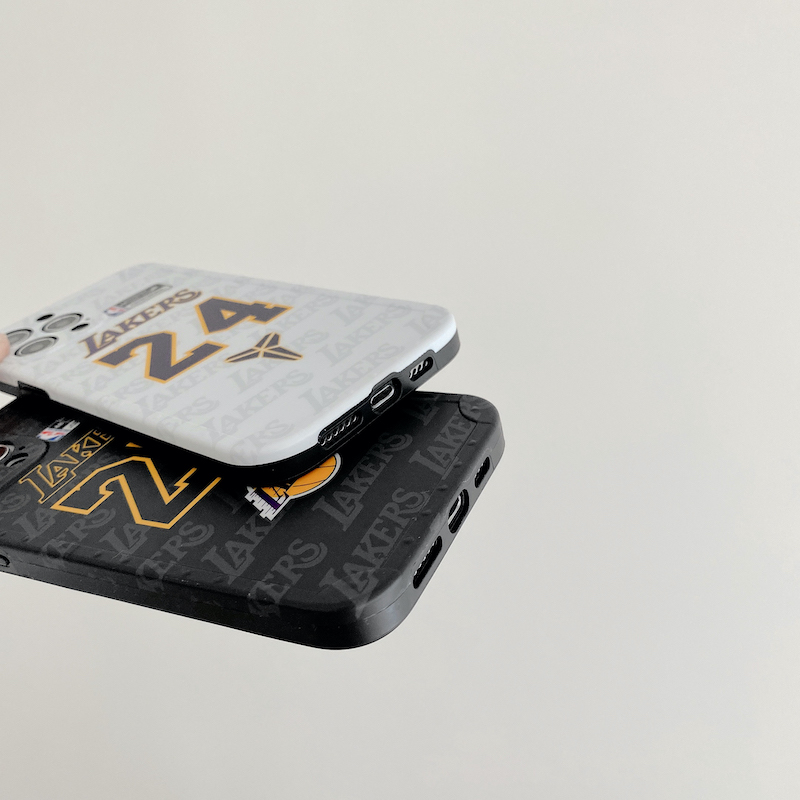 Ốp Điện Thoại Mềm Hình NBA Lakers 23 24 Cho iPhone 15 14 13 12 11 Pro Max X XS XR 7 8 Plus