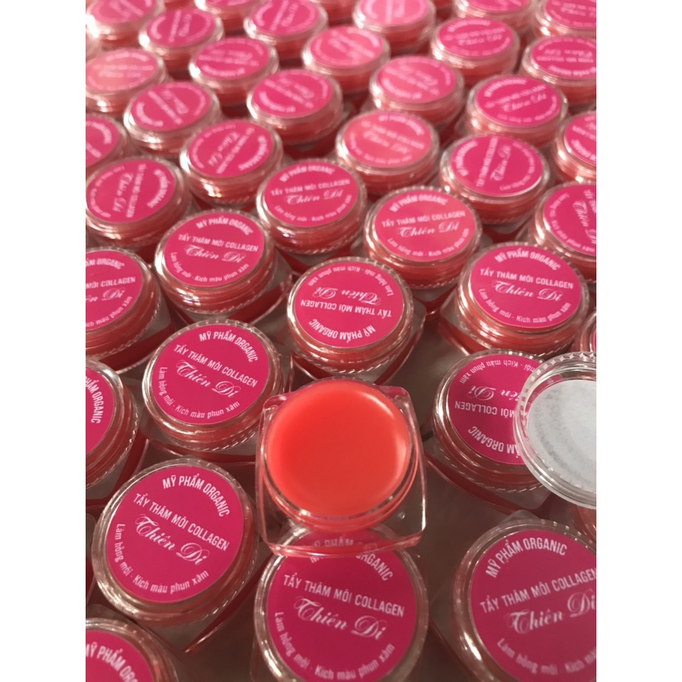 Dưỡng môi collagen Thiên Di khử thâm môi dưỡng hồng môi giúp môi mềm mịn an toàn 100%