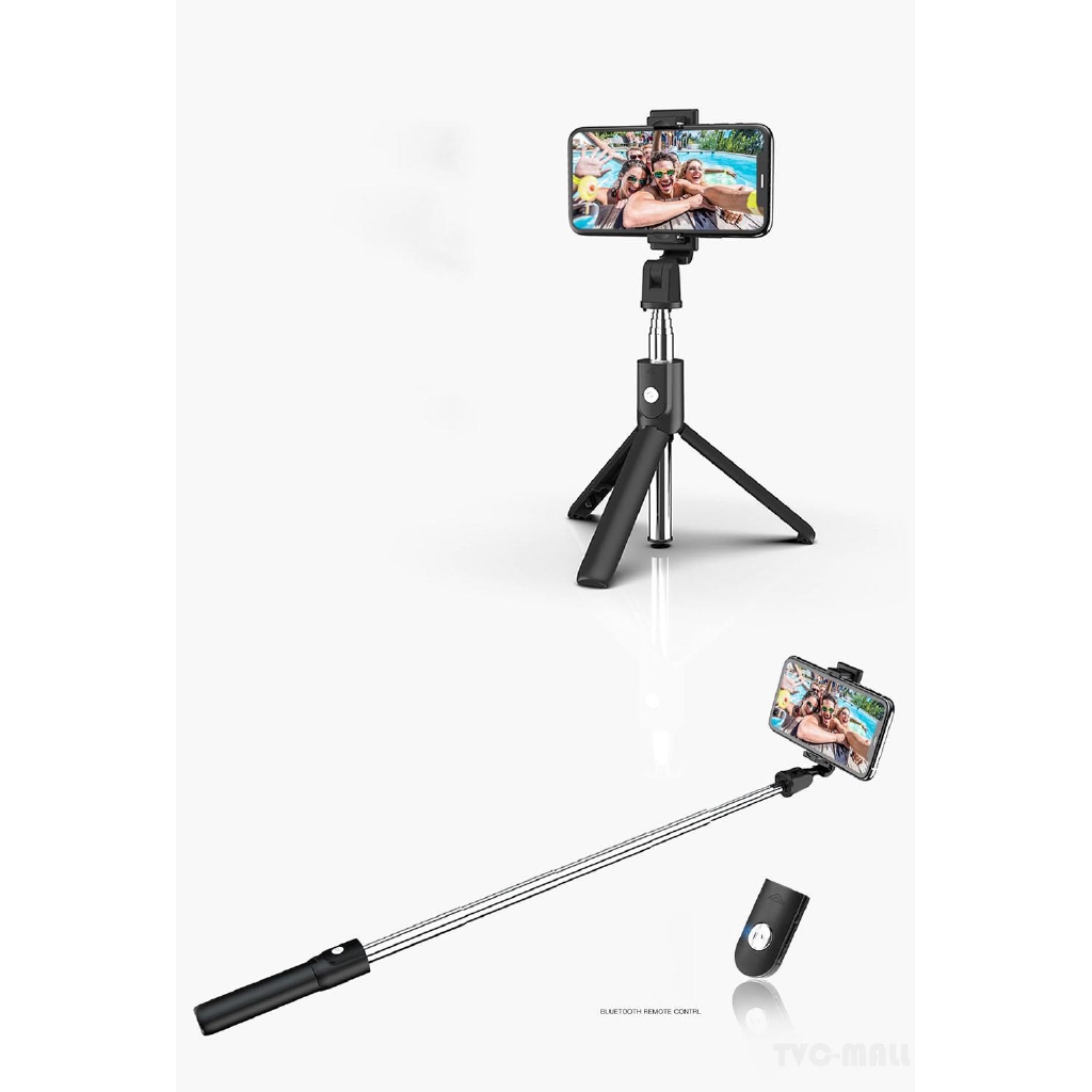 Chân Tripod Selfieshow K10 Kết Nối Bluetooth Điều Khiển Từ Xa | BigBuy360 - bigbuy360.vn