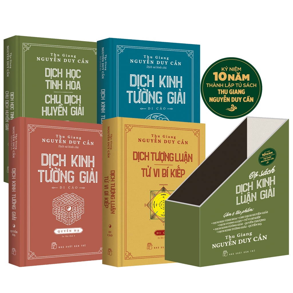Sách Bộ Sách Dịch Kinh Luận Giải Bộ 4 Cuốn Tái Bản 8934974173762