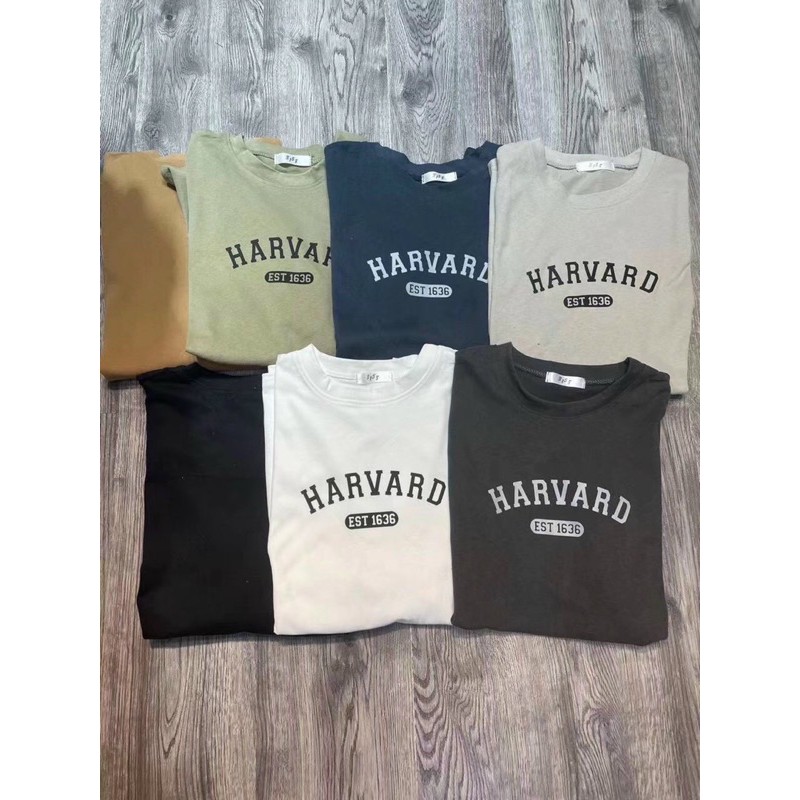 Áo thun chữ HARVARD - phông 3158 chất dày