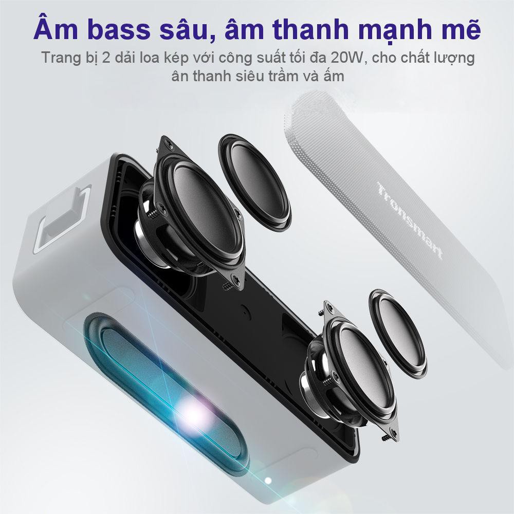 ۩ ✪ CHÍNH HÃNG Loa Bluetooth Tronsmart Element T2 Plus di động 20W, Chống nước IPX7