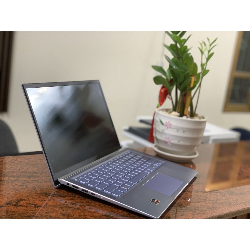 Laptop Asus Zenbook UM431 AMD Ryzen 7-3700U, 16gb Ram, 512gb SSD nvme, 14inch Full HD IPS, vỏ nhôm sang trọng bền bỉ | BigBuy360 - bigbuy360.vn