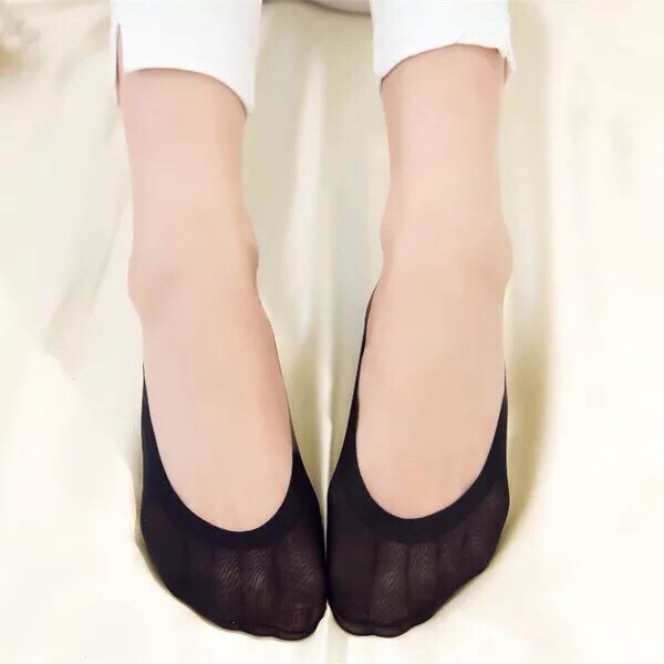 Tất Vớ nửa bàn chân Hàn quốc đi hài mặc với chân váy đầm nữ công sở