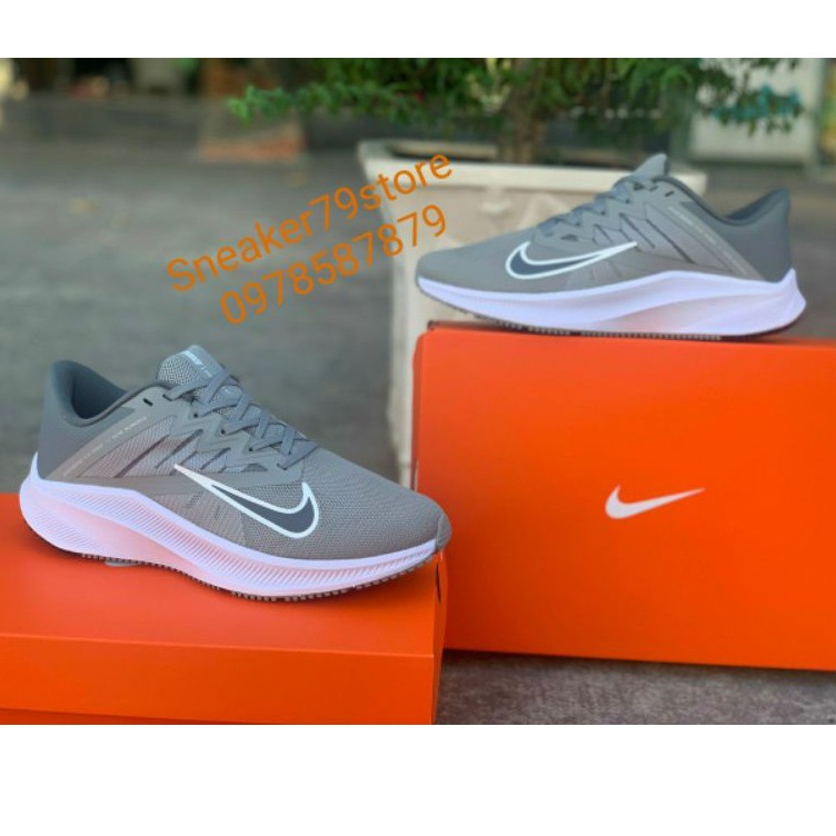 Giày Running Nike Quest 3 Xám 2021 Nam  [Chính Hãng - Authentic - FullBox] Hình Ảnh Thực Chụp Tại Sneaker79store
