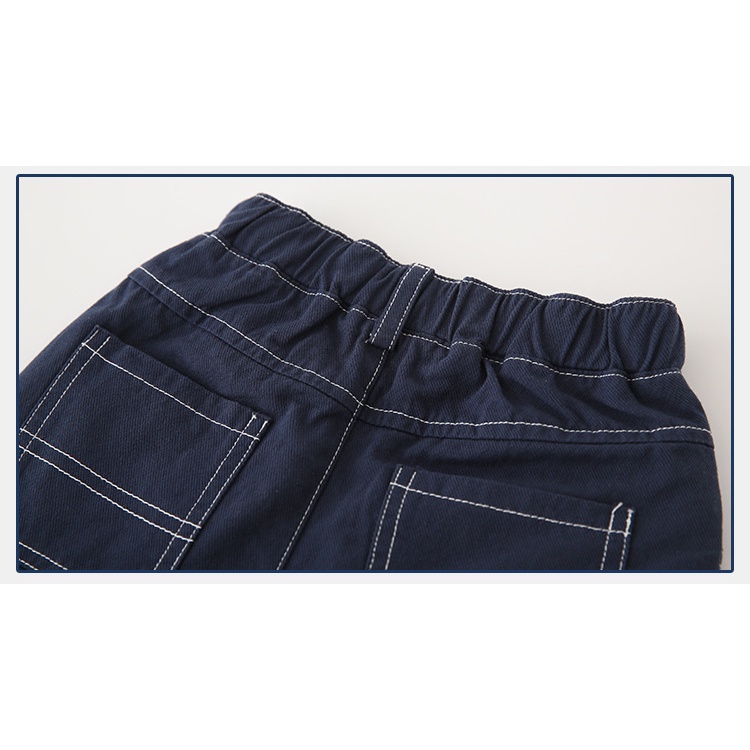 Quần short bằng cotton thời trang mùa hè năng động cho trẻ em 90-130cm