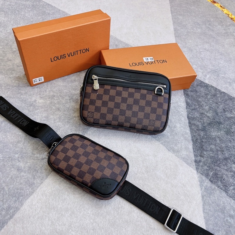 Louiss Vuittonn Damier Grapphite Size : 23 x 15 x 4 Hoạ Tiết: monogram Bên trong kèm logo -Mã code Full Box   - Túi vải