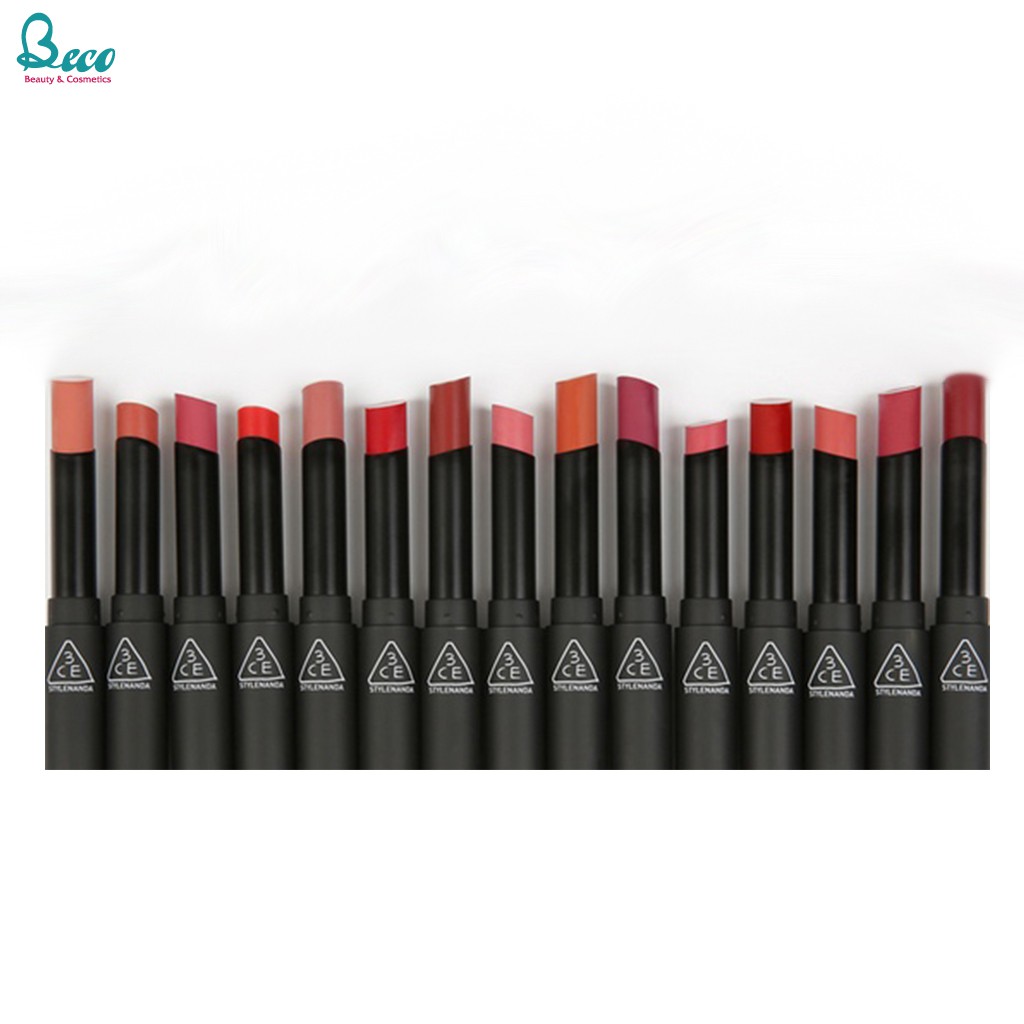 Son 3CE Slim Velvet Lip Color Thỏi Lì Mềm Mịn 3.2