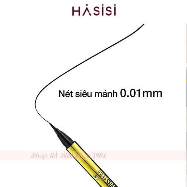 Bút Kẻ Mắt Nước Nét Mảnh MAYBELLINE HYPER SHARP LINER 0.5g  (Màu Đen)