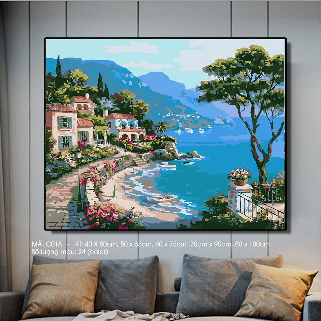 Tranh Sơn Dầu Số Hóa Phong Cảnh Tiệm Nhà Mít 50 Mẫu Đẹp Nhất Hàng Có Sẵn | BigBuy360 - bigbuy360.vn