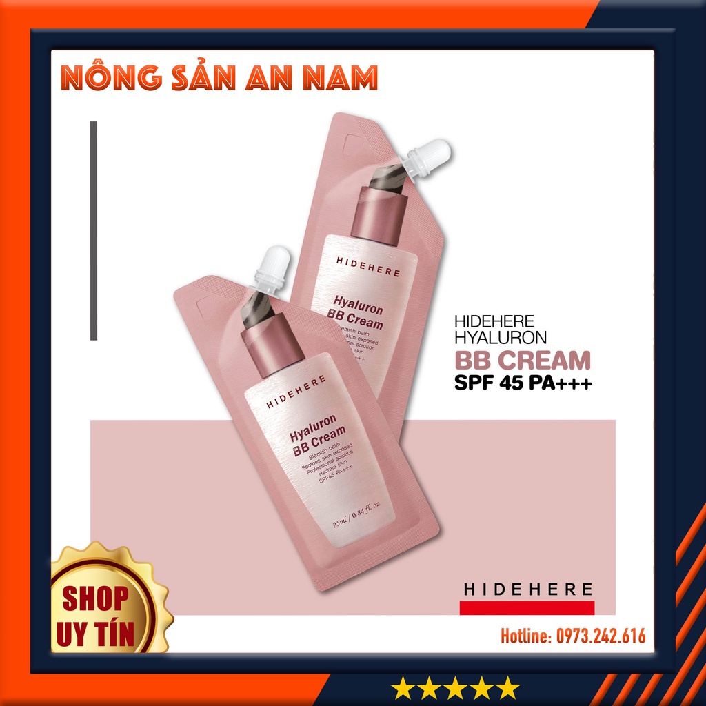 HIDEHERE HYALURON BB CREAM - Kem nền dưỡng sáng da SPF45 PA+++ HIDEHERE (Hàn Quốc) | BigBuy360 - bigbuy360.vn