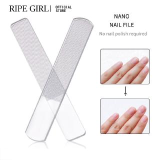 Ripe Girl Dụng Cụ Đánh Bóng Móng Tay Mặt Kính Nano Thần Kỳ Tiện Dụng