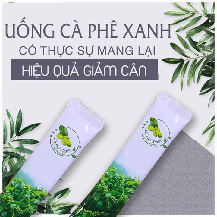 [Combo 10 gói] Cà Phê Xanh Thiên Nhiên Việt Kháng Mỡ - Chính Hãng