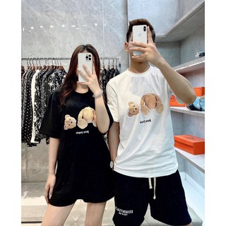 ( ẢNH THẬT ) áo phông in ảnh gấu tay lỡ