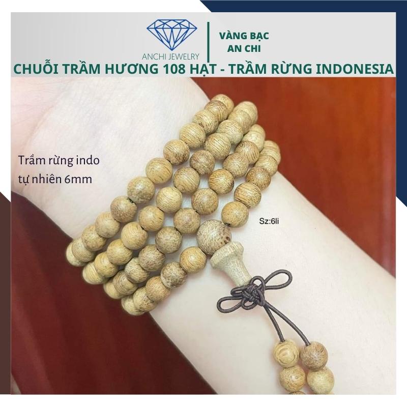 Vòng tay trầm hương tự nhiên - tốc rừng Việt Nam / Indonesia - đeo càng lâu càng thơm. Anchi jewelry