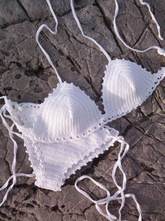 Mẫu bikini len móc