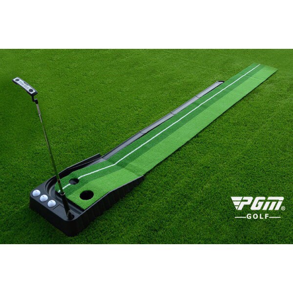 Thảm tập Putter nhựa đen