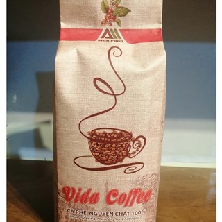 1kg cà phê rang mộc vida coffee 100% robusta đăk nông - 2 gói 500gr