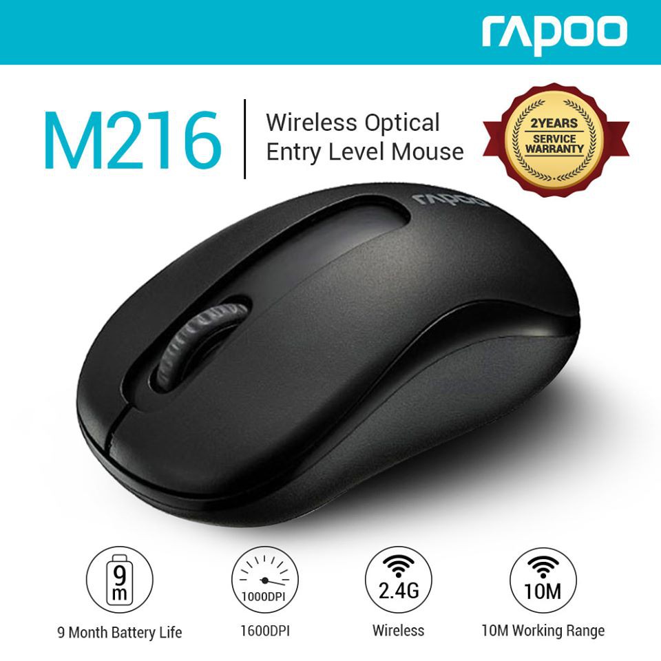 CHUỘT KHÔNG DÂY RAPOO M216