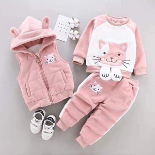 Set nhung lót lông 3 ct